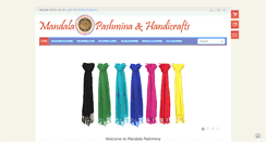 Desktop Screenshot of mandalapashmina.com